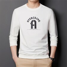 卫衣春季中青年男士t恤长袖2022潮流休闲衣服打底衫上衣纯色男装，男装卫衣，电商B212（原钱塘6029）