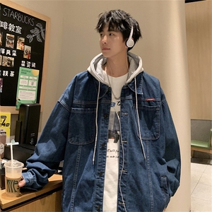 2025夹克男士港风春季潮流男装连帽外套宽松休闲上衣服JK910-P78图片