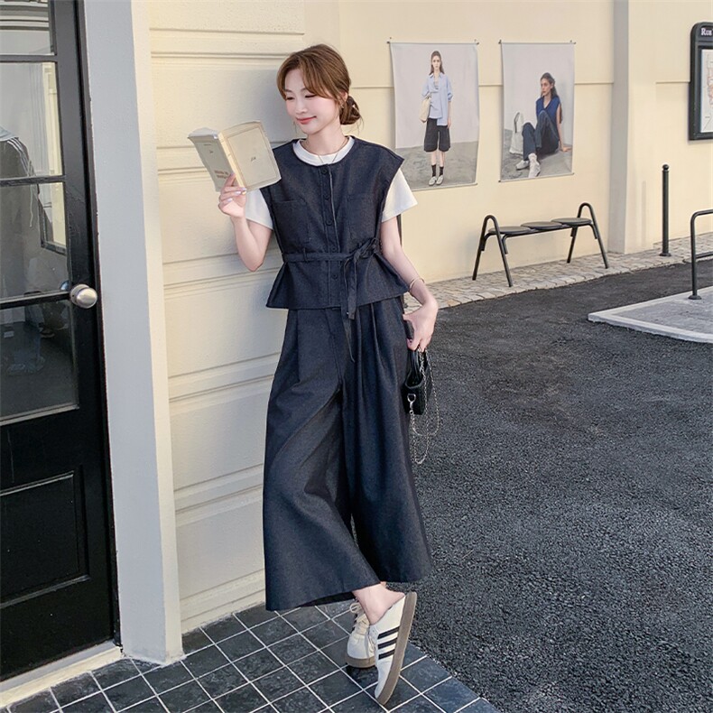 现货2025夏季新款牛仔套装2c009/0719/P155K228三件套/P195K278,女装套装/套裙,2C009