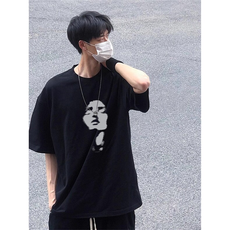 可设48小时发货支持抖音得物来样二开230克重磅美式短袖t恤MT371,男装T恤,电商A486