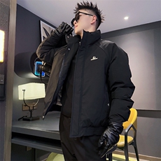 AY120/P148控188冬季社会小伙立领百搭休闲加厚外套棉服男卡其首，男装棉衣，星座305B-1