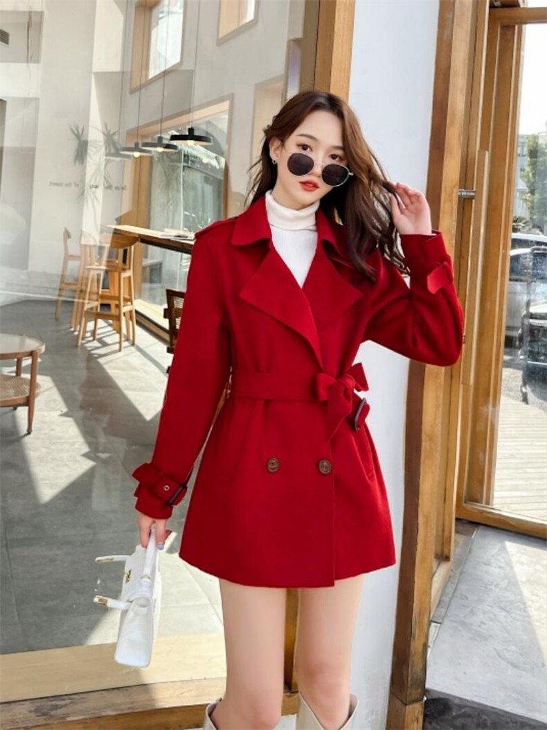 双面羊绒大衣，其它，裳之恋语