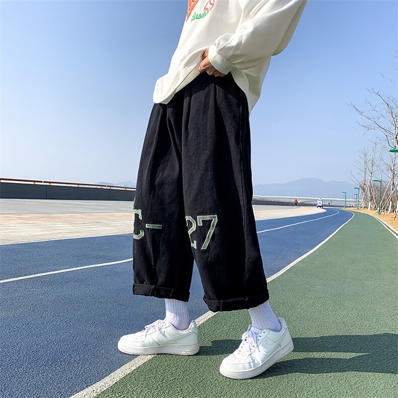 男春秋季休闲纯棉工装裤长裤K70P35,男装休闲裤,星座1116-2