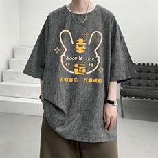风复古亚麻短袖男棉麻t恤男半袖ZT71297-P35，男装T恤，电商A040