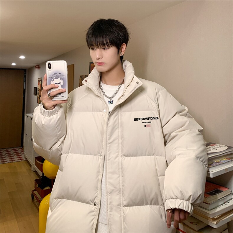 特批内景时尚字母印花面包服翻领棉衣A247-TPMY63701特批75控128,男装棉衣,电商A247