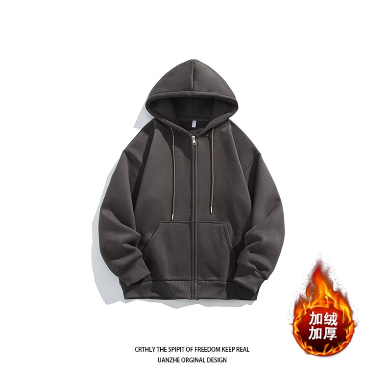 加绒加厚连帽卫衣男多色性价比潮流外套23XW99501J-特批40,女装短外套,电商A042