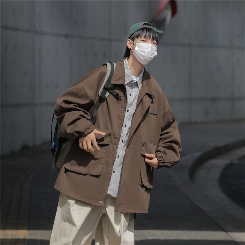 cityboy男秋季外套潮牌街头冲锋衣Y6553P55,男装夹克,星座1116-2