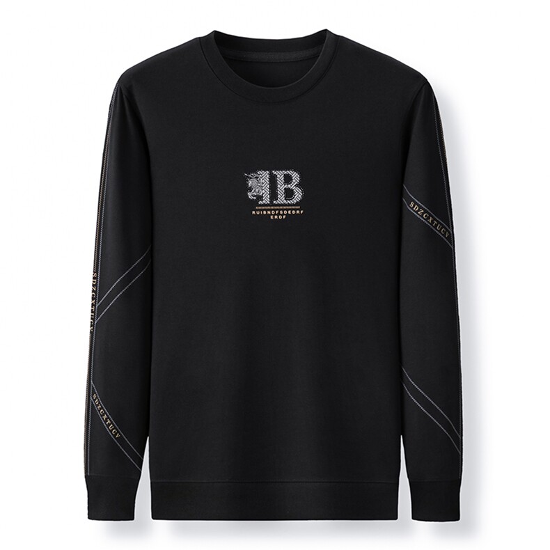 BSS090秋季新款2023年男士休闲圆领卫衣长袖套头外套时尚P50,男装卫衣,电商B360
