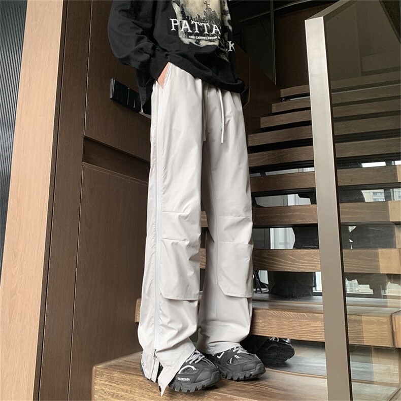 电商DSA028-CK2311100聚酯特P45新款潮流设计长裤男限69,男装休闲裤,电商A028