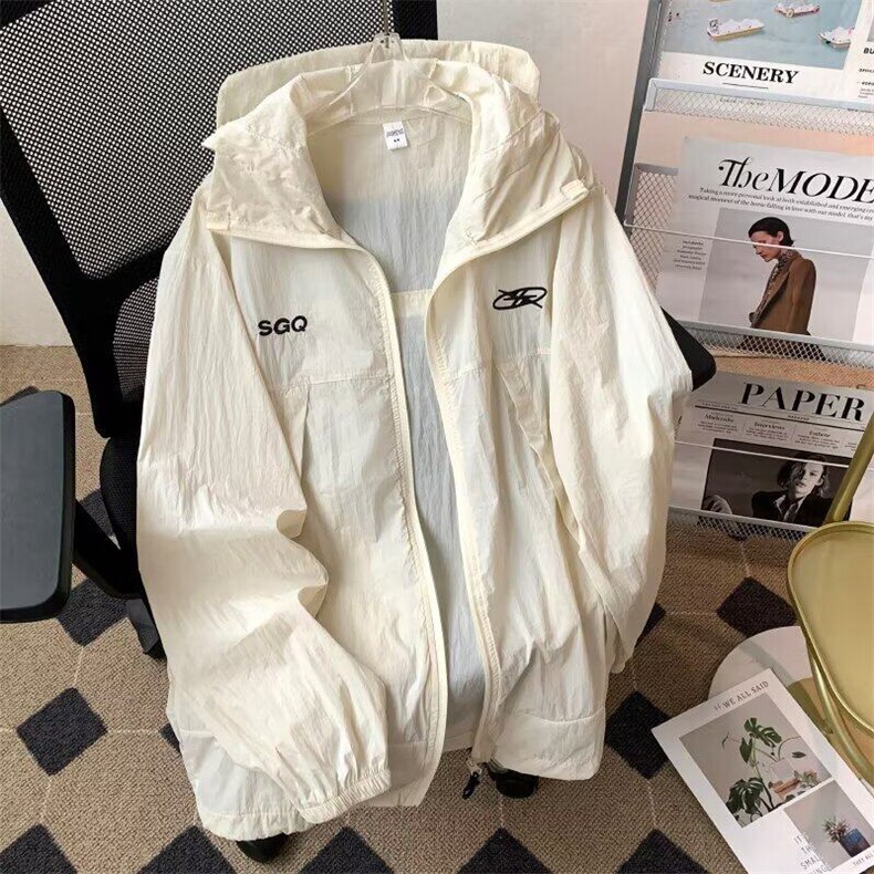 2025新款户外机能轻薄凉感防晒衣街头防晒服现货W8619-P40,男装夹克,星座512-3