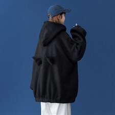 秋季卫衣男小众潮牌小翅膀设计连帽衫外套A125-W40-P65，男装卫衣，电商A071