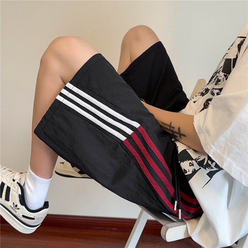 抖音品质夏季新款美式运动速干宽松短裤B315-K25563-特p25控48,男装休闲裤,电商B315