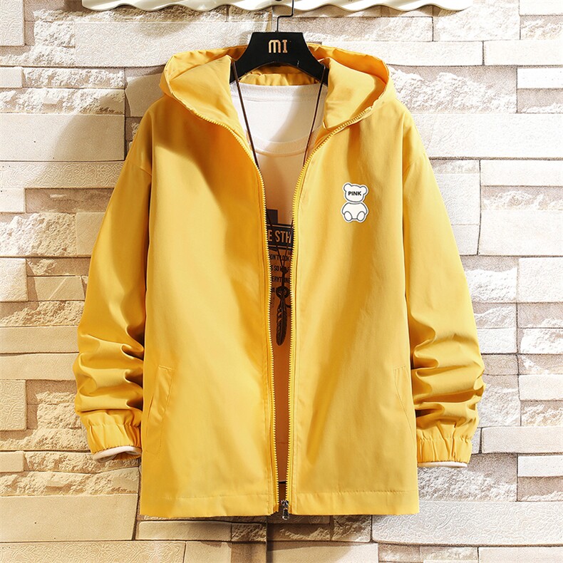 连帽夹克男大码胖子棒球服上衣外套砖墙挂拍JK65292-P45,男装夹克,电商A040A