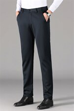 BX6108钱塘2020-2秋常规商务休闲简约合身中年男士休闲裤P67，男装休闲裤，钱塘207-2