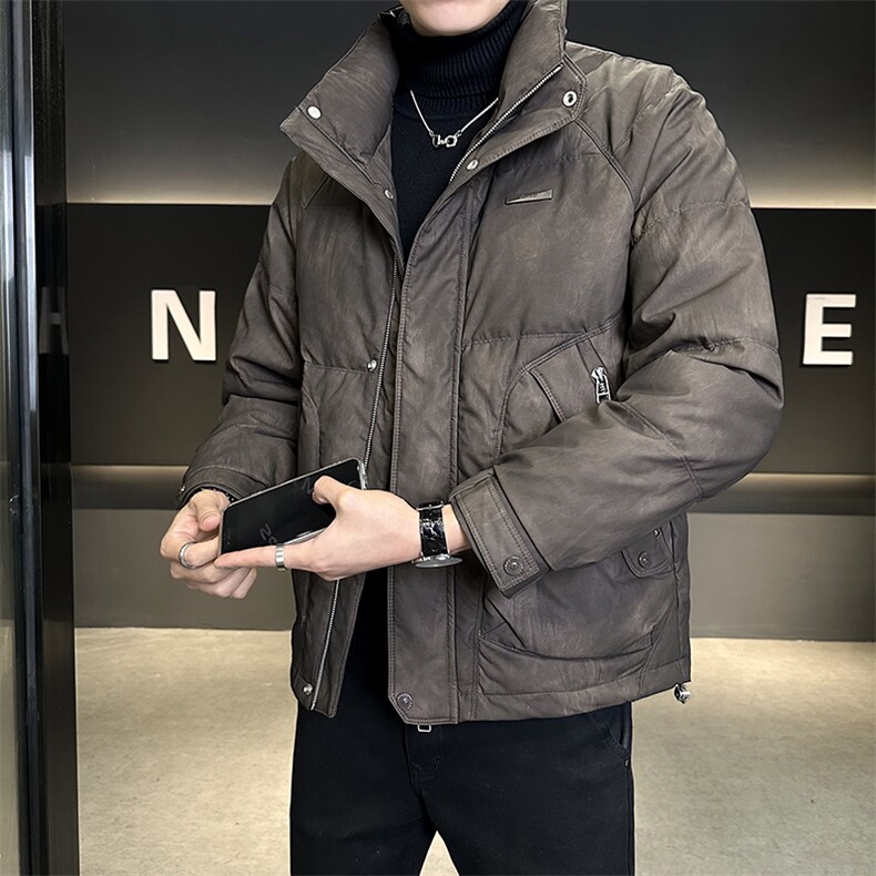 M-3XL28997-P245标50绒冬季保暖立领皮羽绒服男控券后价338,男装羽绒服,电商B321-1