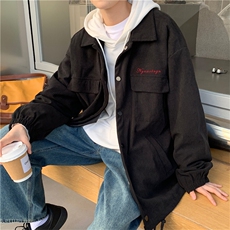 夹克男秋季日系潮牌cityboy宽松衣服工装大码刺绣外套JK06565-P53，男装夹克，星座308B-1