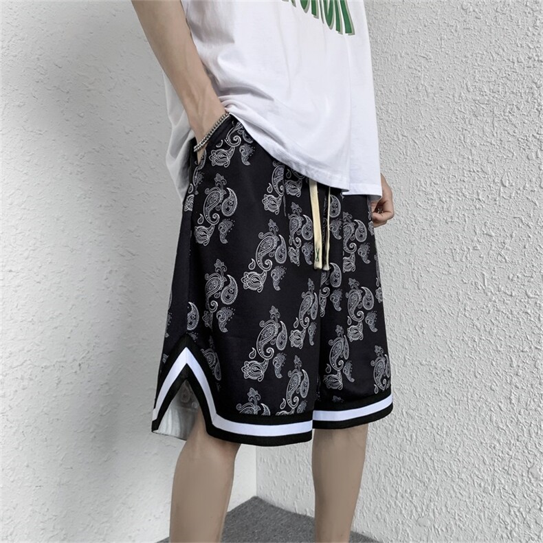 现货~~夏季港风复古高街休闲大码五分裤短裤A021-K22098-特批20,男装牛仔裤,电商A021