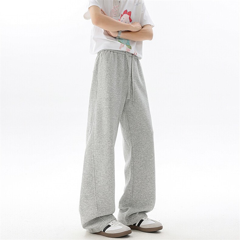 高个子加长弯刀卫裤男美式高街休闲运动裤190cm115微喇裤KZ071P50,男装休闲裤,电商B312