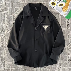 春秋季学院风链条领带(带领带)衬衫男长袖2229/P45，男装衬衫，星座506B