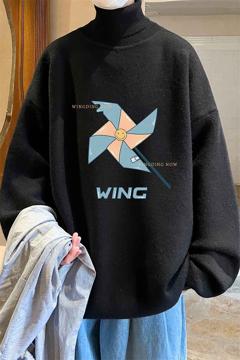 控68高领毛衣男士大码内搭毛线衣男GM45112-P45加绒款-P65,男装针织衫/毛衣,电商A040