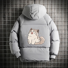 控128加绒面包服男大码羊羔毛棉衣男MY16358-P100，男装棉衣，电商A040A