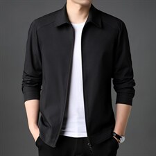 夹克2023春季新款时尚翻领宽松男士外套上衣潮流休闲夹克外套男装，男装夹克，电商B212（原钱塘6029）