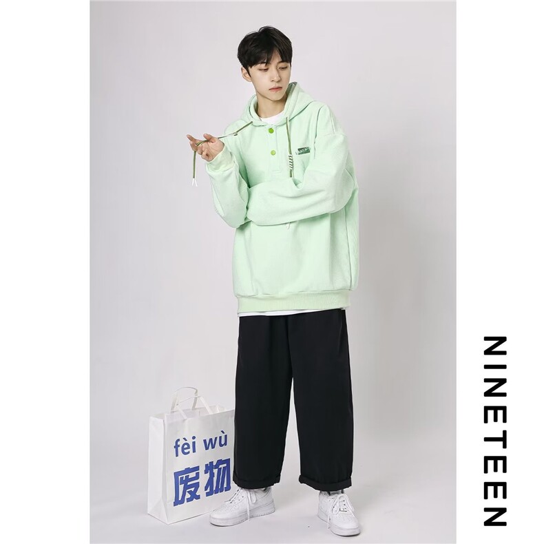 新款连帽卫衣男春夏ins宽松拉链开衫运动hiphop潮牌外套,男装卫衣,星座218-1（原230）