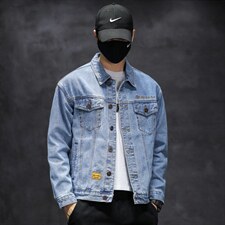 2025春季新款牛仔外套男夹克牛仔衣潮 M-5XL 两色 6630-P65图片
