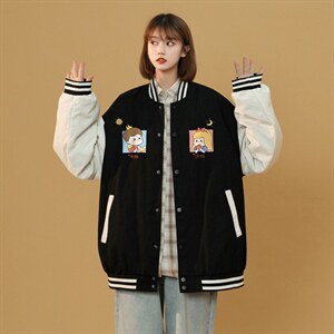 中性风 春秋季情侣棒球服男女休闲夹克女时尚外套男BQF299-P50,男装夹克,电商B371