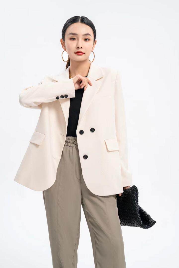 现货小西装两色三码，女装西装，艾涵o