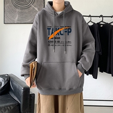 L2467P48秋季上新休闲连帽百搭韩潮外套卫衣男情侣装连帽卫衣，男装卫衣，星座510A-1
