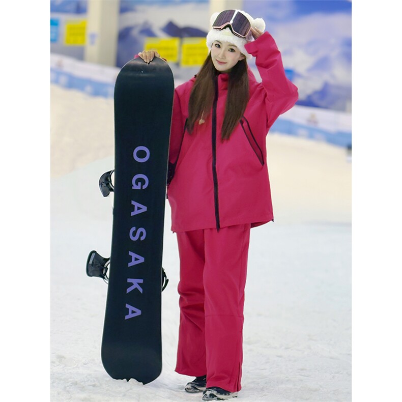 防风加厚滑雪服男女户外单板中性风套装HF93+K1002J加绒P260控388，男装休闲套装，电商A001