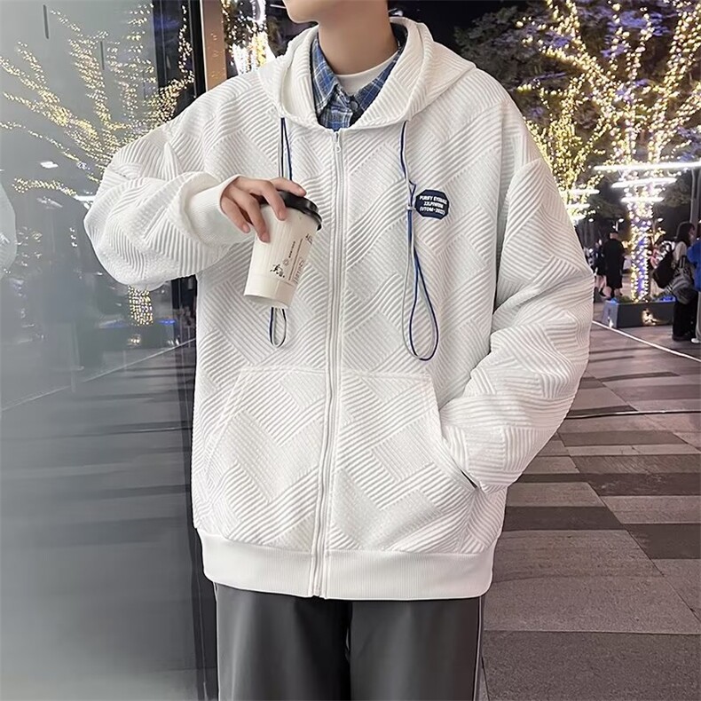 冬季外套男士连帽宽松上衣服韩版潮流男装AW601P40,男装夹克,星座1116-2