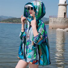 2025新款防晒衣女夏大码RF2C290-8806#-P85-K138，女装防晒衣，蝶眷