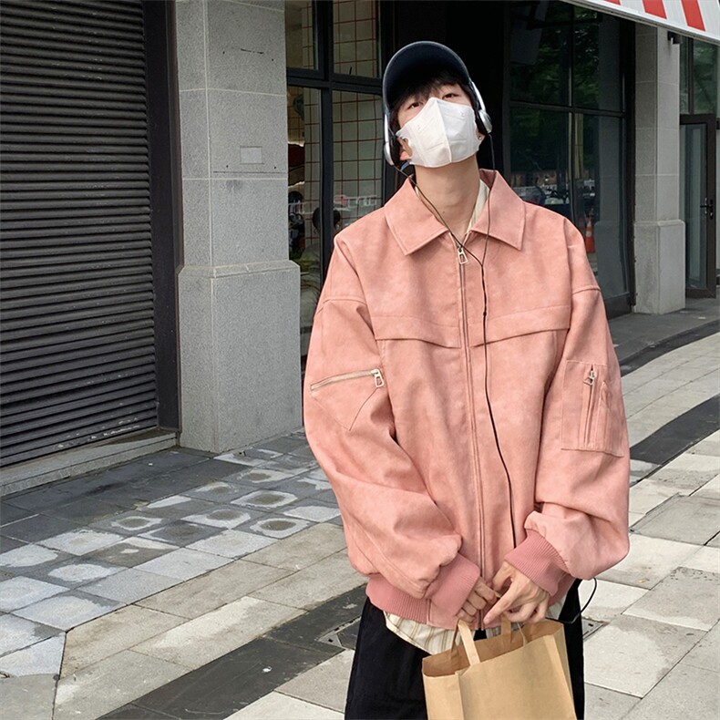 特P90无差价新款百搭春秋时尚简约夹克外套-HJ5709港风,男装夹克,电商A003