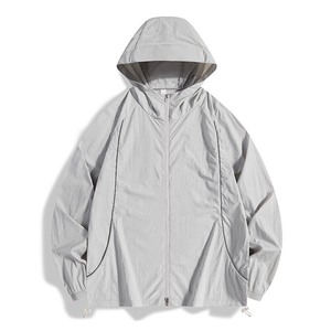 UPF50+有报告 凉感轻薄透气宽松大码潮流防晒服 DQC657-P48图片