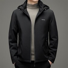 21冬季纯色立领短款羽绒服男士厚款保暖休闲外套SNNYR218825-P275，男装羽绒服，电商B212（原钱塘6029）
