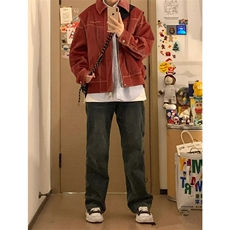 直播品质多结构皮衣美式潮牌假两件皮夹克X1213-DY2316-特P108，男装夹克，星座1213