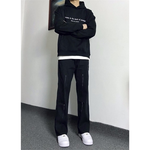 自家图，cleanfit漆点牛仔裤男秋冬显瘦显腿长裤子KZA36-P55图片
