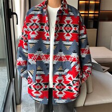 2025秋冬新款民族风男士中长款呢大衣宽松毛呢风衣F16-P90控118，男装民族服装，电商A006