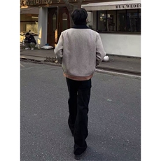 WE1568-P432025美式高街vibe水洗直筒微喇牛仔裤，男装牛仔裤，电商B323A