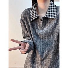 1506/Q33720/P43假两件男童春装卫衣翻领长袖T恤宝宝上衣潮，男装T恤，星座1506