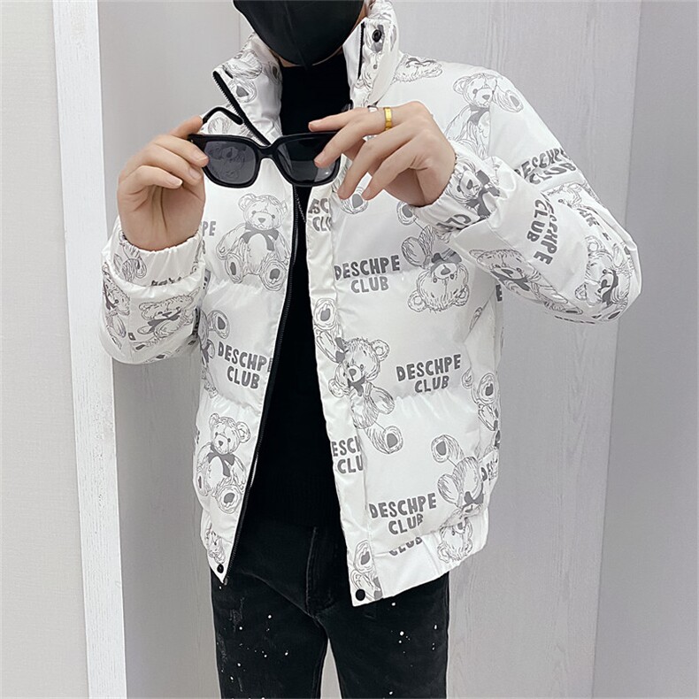 312A-5-603-P125冬季新款男士韩版棉衣立领加厚潮流棉服A,男装棉衣,星座312A-5