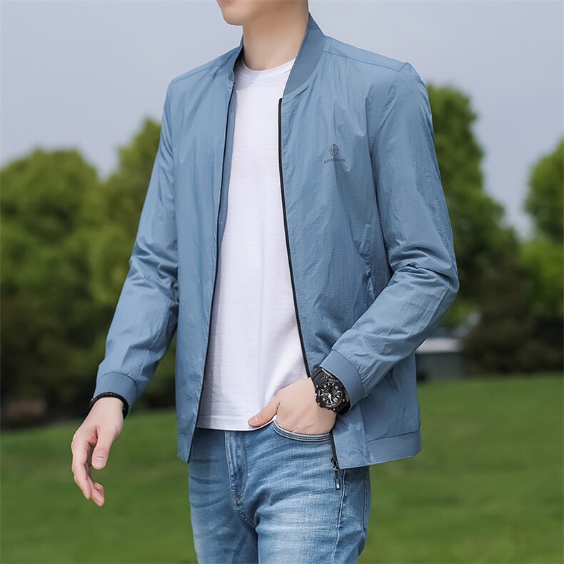 春夏季男士透气皮肤衣速干宽松休闲外穿防晒服薄款户外免烫外套图片