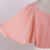 时尚优雅气质女装连衣裙修身显瘦百搭雪纺衫甜美淑女风上衣，女装连衣裙，贵人树