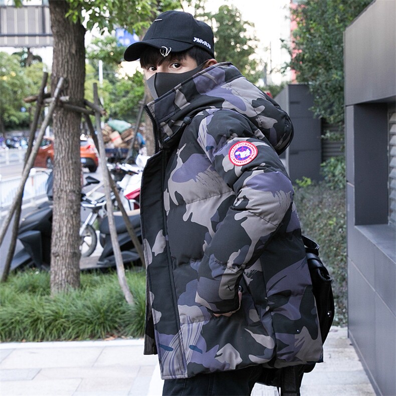 迷彩棉衣男外套连帽保暖棉袄男装羽绒棉衣M139,男装棉衣,电商B380（原B361）
