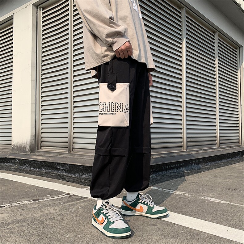 春季大码男装休闲裤工装宽松九分裤A300-K507-M-5XL-P38,男装休闲裤,天晨