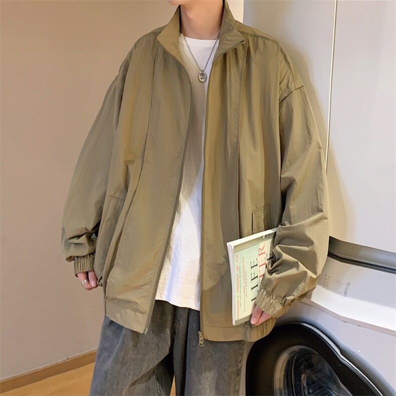 Wt302-P38美式立领宽松防晒服图片