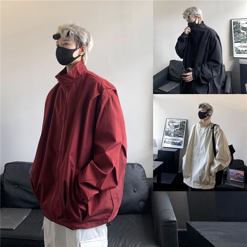 新款立领宽松机能风夹克情侣户外休闲百搭痞帅外套冲锋衣M707/P70图片