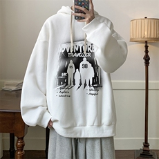 8XL连帽卫衣男大码胖子帽衫大号运动服WY2374-P35，男装卫衣，电商A040